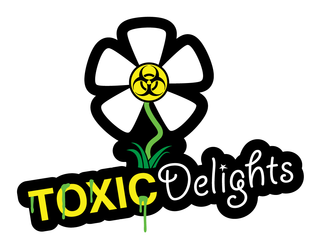 Toxic Delights band logo design
